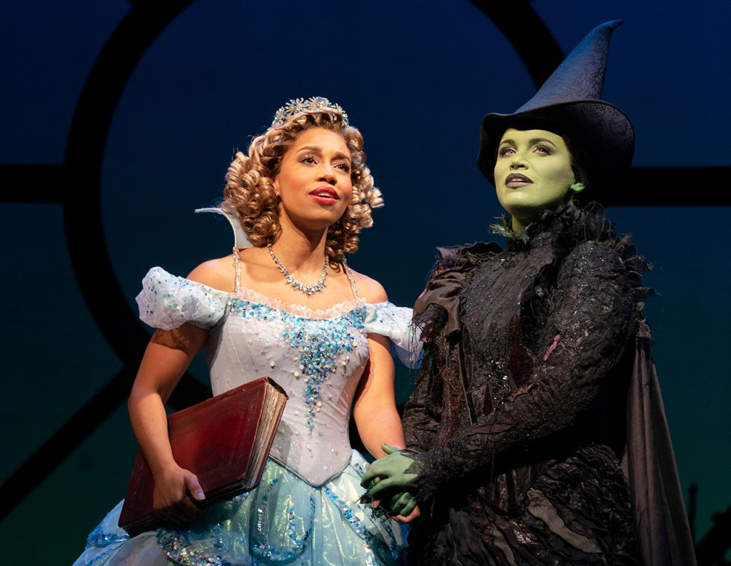 stephenschwartz-0126r2_Brittney-Johnson-and-Lindsay-Pearce-in-WICKED.-Photo-by-Joan-Marcus-2022_