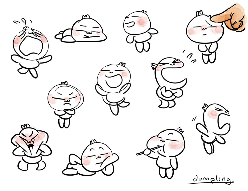 turningred-Domee_Shi_dumpling_sketches
